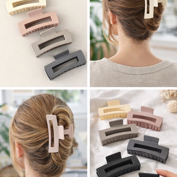 Multi-Color Hair Claw Clip Set - Picture 5 of 5